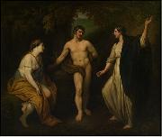 Benjamin West Choice of Hercules between Virtue and Pleasure painting